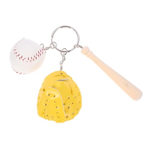 GOOHOCHY Baseball Keychains for Boys Girls Sports Keychain Baseball Bat Keyring Keyring Pendant for Birthday Christmas Festival