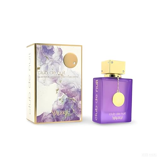 Club d Nuit Maleka Womens Eau de Parfum Spray Purple 3.6 Ounce//105ml