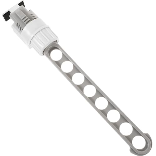 iplusmile 便携式素材多穴窓枠物干しラック 折りたたみ式衣類収納ハンガー ホテル 家用窓枠掛け 洗濯物干しスタンド グレー