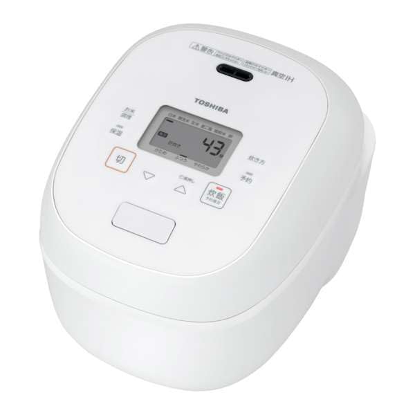 TOSHIBA IH炊飯器 RC-10VJF ホワイト Amazon | RC-10VXT-W(グランホワイト) 炎匠炊き 真空圧力IH