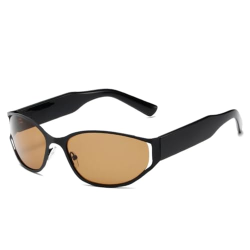 Lunettes de soleil ovales rétro au style dégradé UV400 pour hommes et femmes