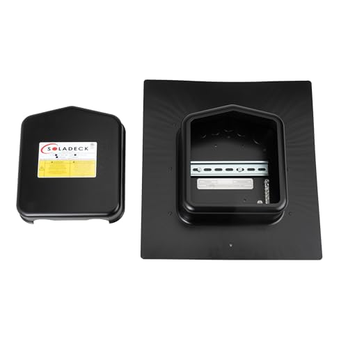 SolaDeck 0799-5B Roof Mounted PV Junction Box (1 Box)