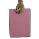 100 x Small Pink Punch Out Handle Gift Fashion Party Market Plastic Carrier Bags 7.25