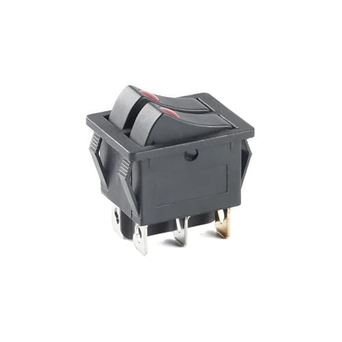 Bouton KCD6 double interrupteur marche-arrêt 16A 250V robuste
