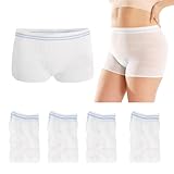 Bisienya 5 PCS of Disposable Maternity Knickers,Disposable Underwear Women Postpartum,Reusable Disposable Knickers Maternity,High Density Net Pants for Incontinence Pads,Suitable for Pregnant Women