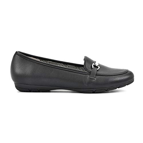 Image of Rialto Women's Guiding Black Size 9.5 Loafer Flat