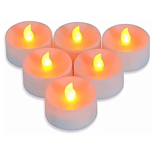 BrightDaily 6-pack stora värmeljus batteridrivna med timer flamlösa värmeljus 5,5 cm x 3,8 cm, flimrande bärnsten stor värmeljus bordsdekor bröllop (batteri ingår inte)