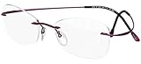 VIOLET Silhouette Gafas de Vista TITAN MINIMAL ART PULSE 5490/4533 VIOLET 53/17/140 mujer