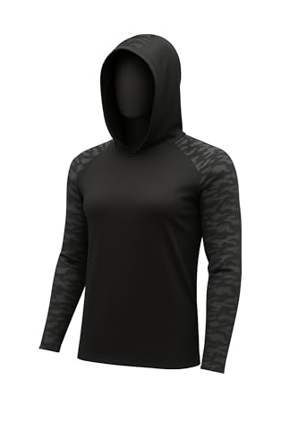 Permethrin Insect Repellent Mens Athletic Hoodies Long Sleeve Fishing Shirts