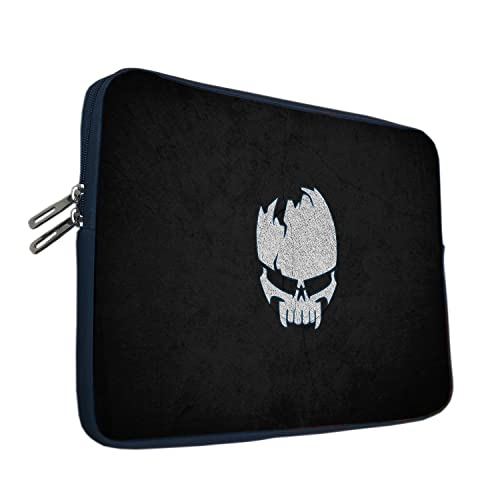 Image of TheSkinMantra Chain Laptop Sleeve Bag Compatible with Laptop /Macbooks /Chrombook /Notebook /Zbook (15.6 Inch [Chain], Skull)