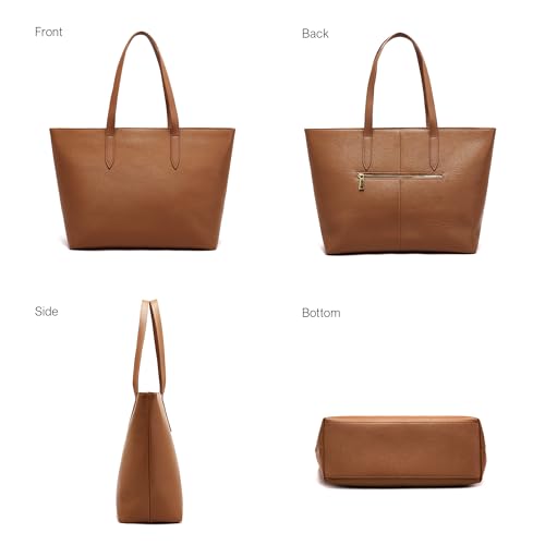 Bolso Tote de Cuero Genuino para Mujer miniatura 6
