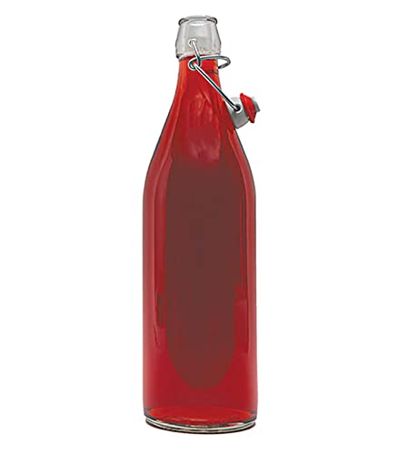 casavetro 12 x 500 Swing Top Bouteilles en Verre vides Bouchon à Rabat réutilisable Rechargeable-Joint en Caoutchouc Étanche À L'air pour Le Brassage à Domicile Gin vinaigre Eau (12 x 500 ML) - Image 5