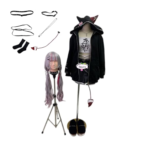 [Beauty 出品] VTuber 石神のぞみ(悪魔風部屋着) コスプレ衣装 (衣装+wig)の商品画像（Amazon）