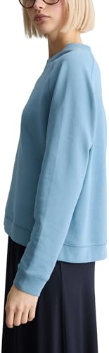 Marc OߴPolo Denim Damen Sweatshirt aus Bio-Baumwolle mit Raglanärmeln, Blau (Blue Dawn), M