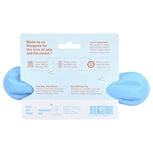WEST PAW 27556 Hurley Large, Aqua, 500 g (1er Pack)