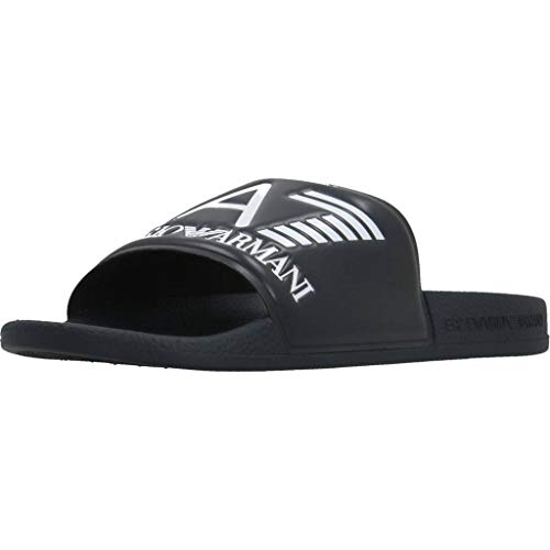 EA7 Visibility Homme Sandales Bleu