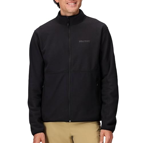 Image of MARMOT Men's Rocklin Full-Zip Jacket - Classic, Warm, Lightweight 100-Weight Fleece Layer
