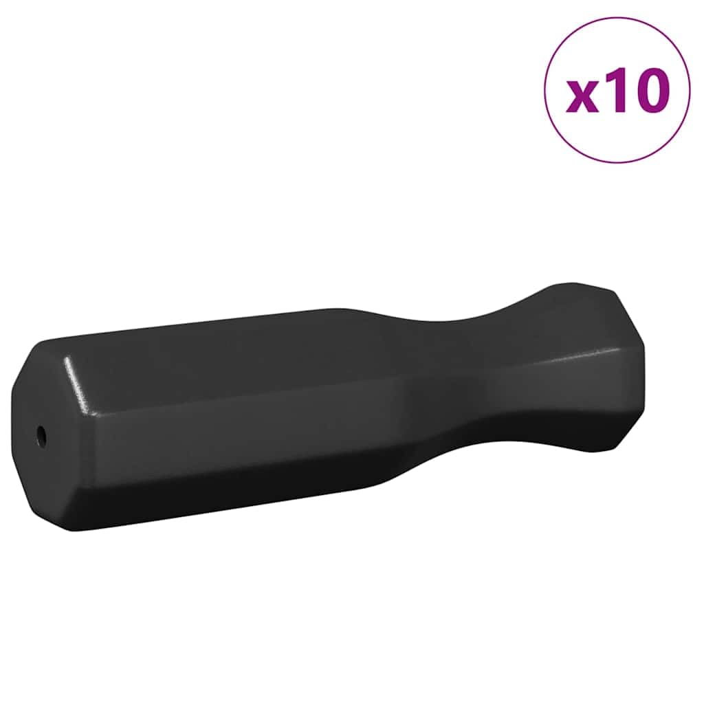 Juego de mango de futbolín de plástico negro para sala de juegos interior, piezas de repuesto, tuning, reparación, duradero, diseño moderno, adecuado para mesa de juegos, profesional, sala de