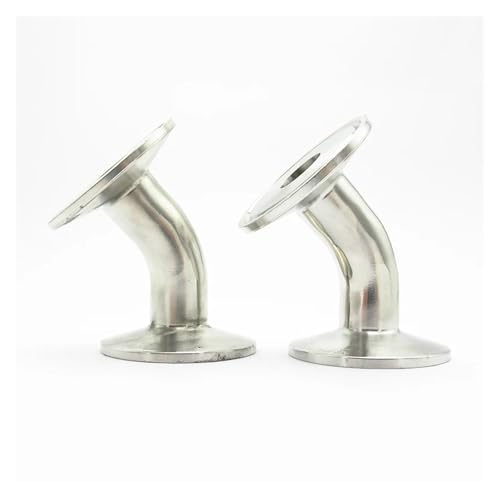 Codo de acero inoxidable 304 para abrazadera Tri Clamp y tuberías de 19mm a 102mm OD 2