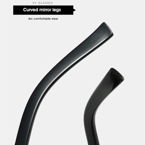 Lunettes de soleil rétro pour hommes aux finitions soignées en acétate noir - 5