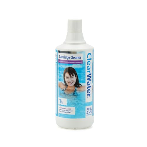 Clearwater CH0031 Filter Cartridge Cleaner Solution for Hot Tubs and Swimming Pools, Up to 20 Uses,...