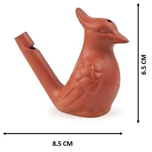 Kishore Collections® Clay Bird Water Whistle Colourful Ceramic - 1 Pcs (Clay) - Image 5 thumbnail