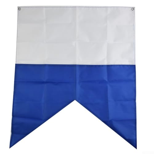 Scuba Dive Boat Flag, Blue and White Polyester Marine Safety