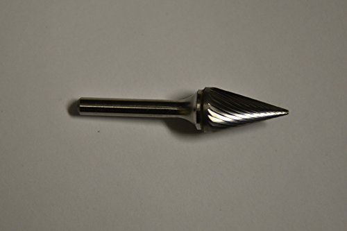 Fresa carburo corte sencillo SM-6 5/8" x 1" mango 1/4" miniatura 4
