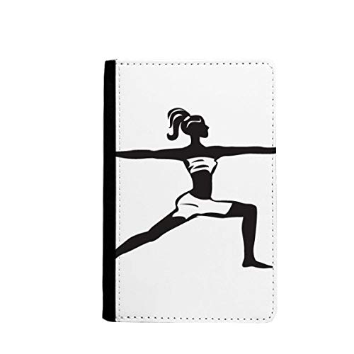 Portefeuille de voyage yoga pour fille avec fentes pour cartes et passeport