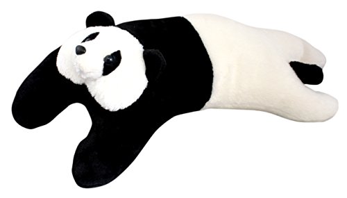 Image of Tickles Black & White Stuffed Soft Fluffy Plush Panda Bolster Pillow Cushion 48 cm