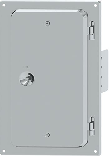 Kamintüre/Schornsteintüre 300 x 150 mm aus Edelstahl für einwandige Schornsteine