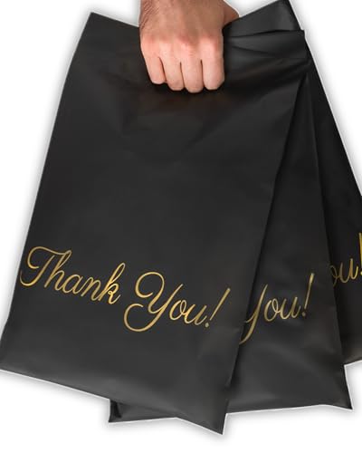 Donyson Schwarze Polsterumschläge 30,5 x 38,1 cm, 50 Stück