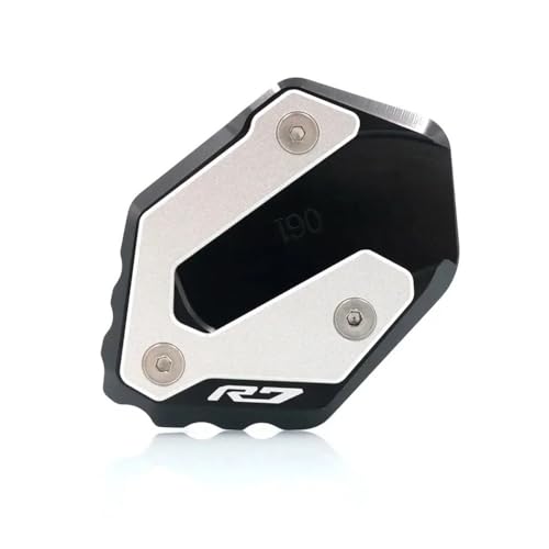 Plaque de support agrandie CNC béquille latérale pour moto YZF-R7 antidérapante