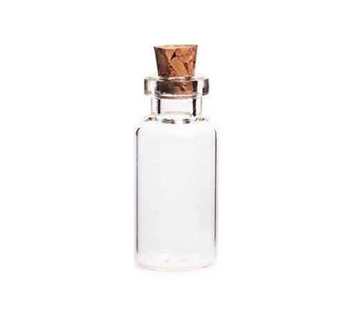 Ericotry 24 Pcs 5Ml Cork Jar Glass Bottles Diy Decoration Mini Glass Bottles Favors Vials Cork Message Glass Bottle Jars Corks Wedding Decoration Party Favors #TOP4
