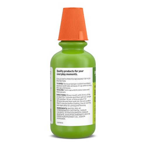 Amazon Basics Breath Defense Oral Rinse, Mild Mint, 10 fl oz, 6 Pack - image 7