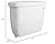 PROFLO PF5110RHEWH PROFLO PF5110RHE Jerrit Toilet Tank Only - Less Seat