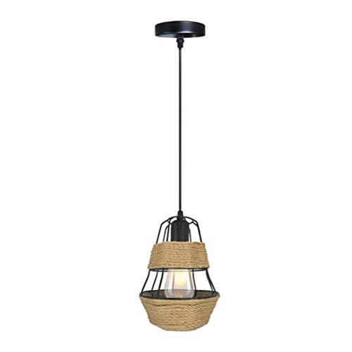 Lámpara de araña ajustable vintage de metal tipo jaula para iluminación de cocinas modernas 2