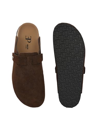 Image of EL PASO Men Olive Faux Leather Casual Slip On Sandals EPSJ1661 P
