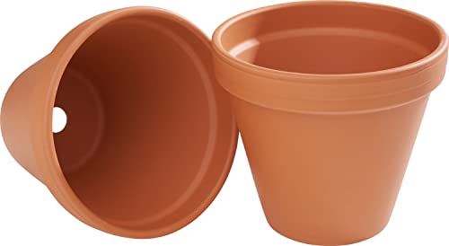 VBS Blumentopf TERRAKOTTA Ton-Töpfe Pflanztöpfe Übertöpfe versch....