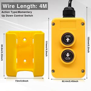 #US JENANI 4 Wire Dump Trailer 12V DC Dump Trailer