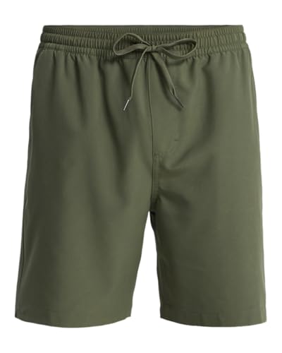 Quiksilver Taxer Heather Amphibian 18 - Pantalones Cortos contemporáneos para Hombre