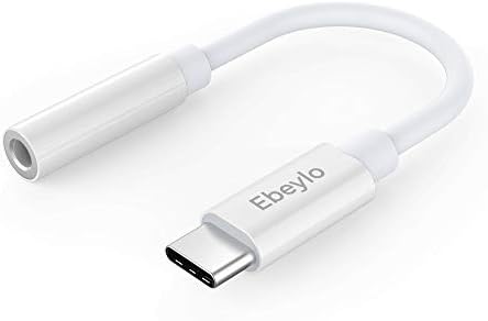 Ebeylo USB-C to 3.5 mm Headphone Jack Adapter, Type C to Aux Cable Connector for Pixel 3/2/3XL/2XL, iPad Pro 2018, One Plus 6T, Huawei and More USB C Devices