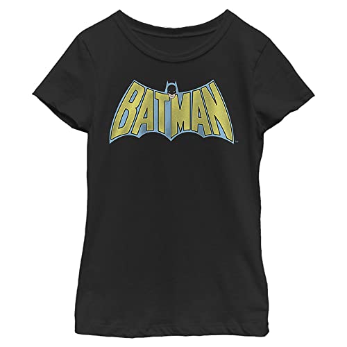 T-shirt vintage Batman enfant noir gris - Haut geek rétro pour garçon et fille
