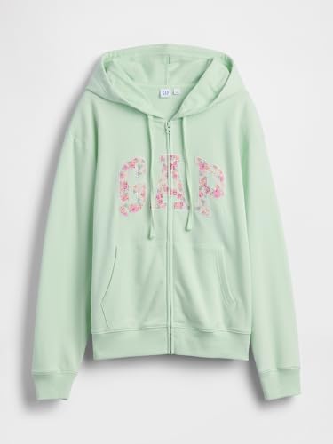 Image of GAP Women's Logo Hoodie Hooded Full Zip Sweatshirt