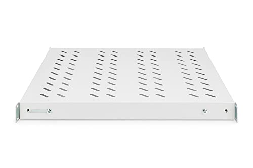 Tablette 19 pouces DIGITUS à profondeur variable pour rack 1U de serveur gris