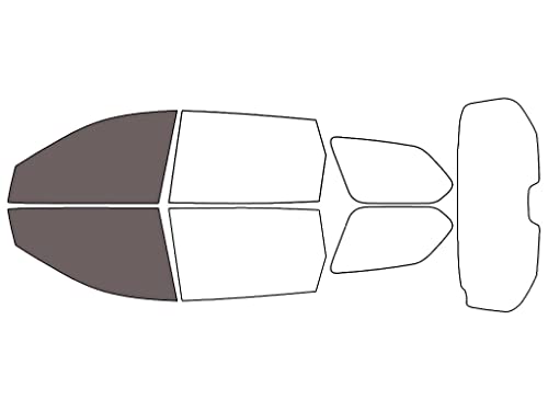 Rvinyl Window Tint Kit Compatible with Nissan Pathfinder 2013-2020 - Front Precut Kit - 35%