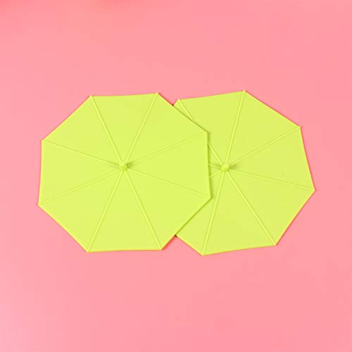 DOITOOL Caneca de café de chá, 3 peças, à prova de vazamento, tampas de silicone para copo seladas p