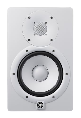 Image of Yamaha HS7 Powered Studio Monitor (Single) -White Edition,Ideal for Home Studios and Professional Recording Studios
