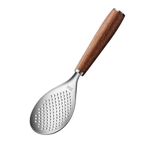 CIYODO Ergonomic Stainless Steel Rice Spoon Large Serving Spatula Non-stick Easy to Clean for Home Restaurant Use