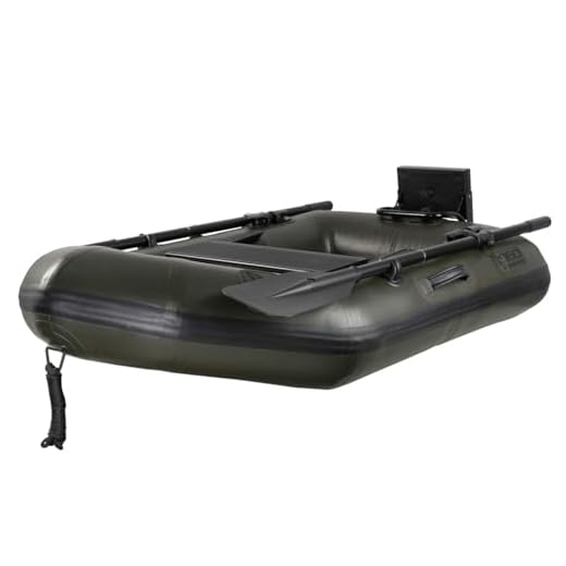 Fox 160 Green Boat with Air Deck 160x95cm - Boot Schlauchboot, Angelboot fürs Karpfenangeln, Ruderboot für das Fischen auf Karpfen